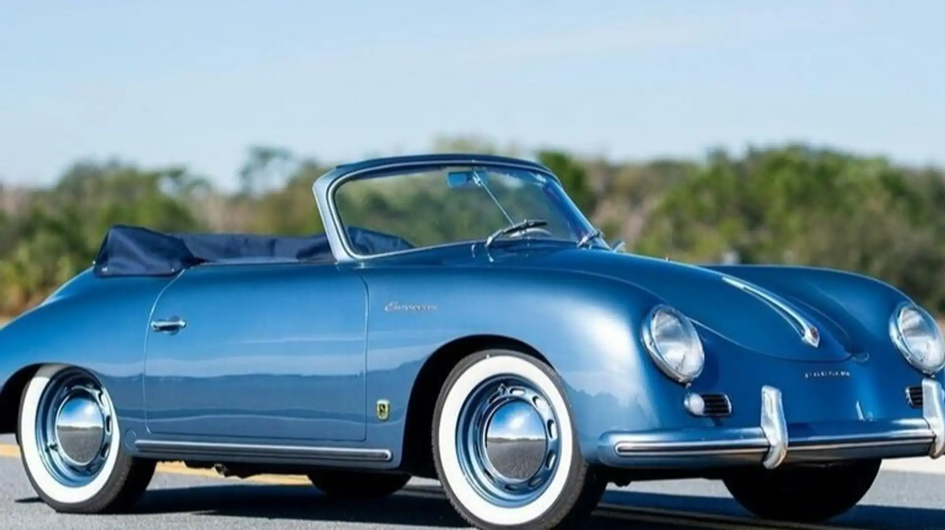 Porsche 356 A 1600 Azul - 2