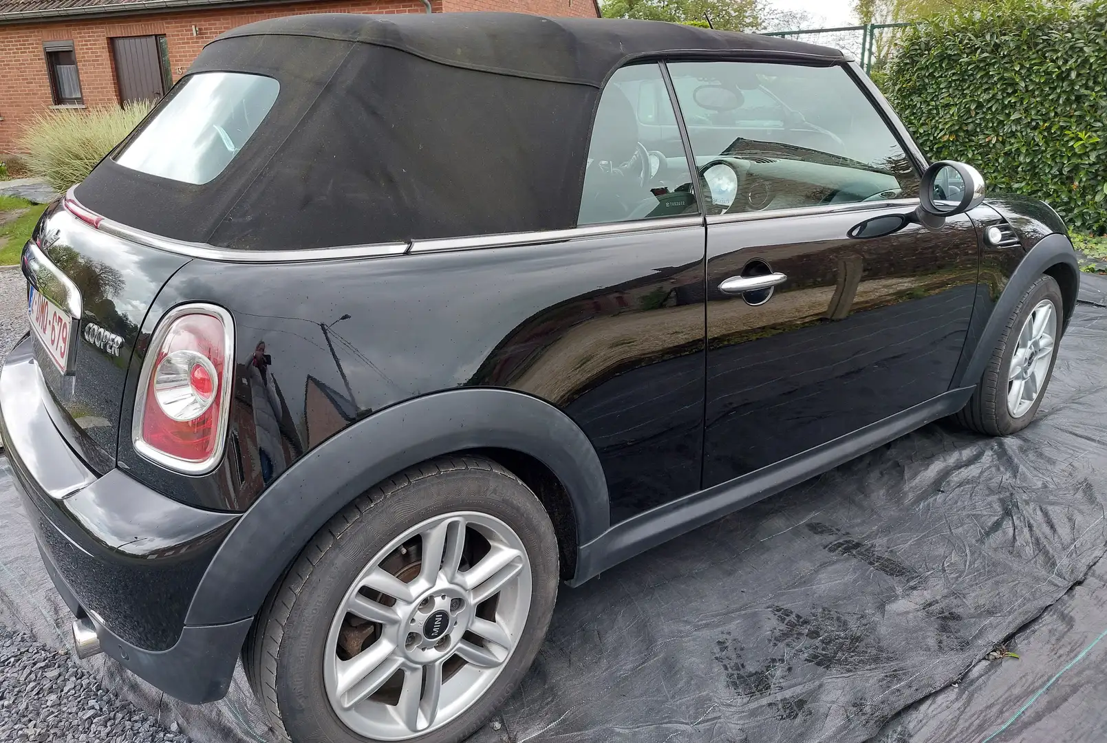 MINI Cooper Cabrio 1.6 Cooper Fekete - 2