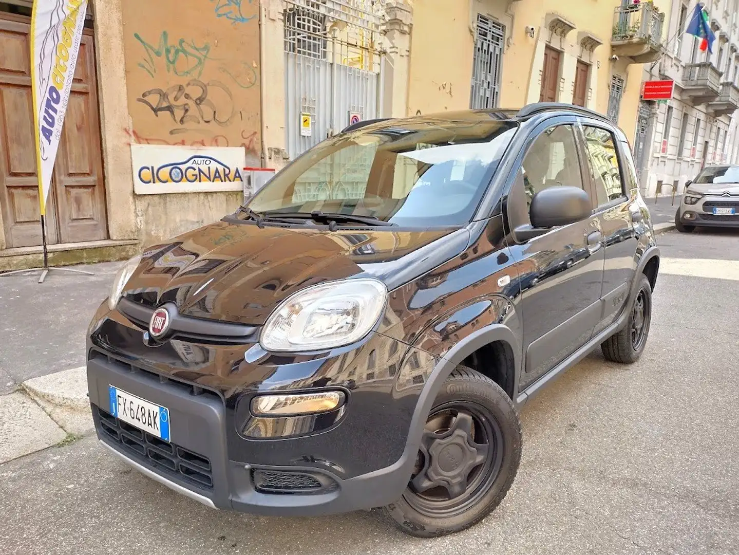 Fiat Panda 0.9 t.air t. 4x4 SOLO 57.000 Km (VEDI NOTE) Negro - 1