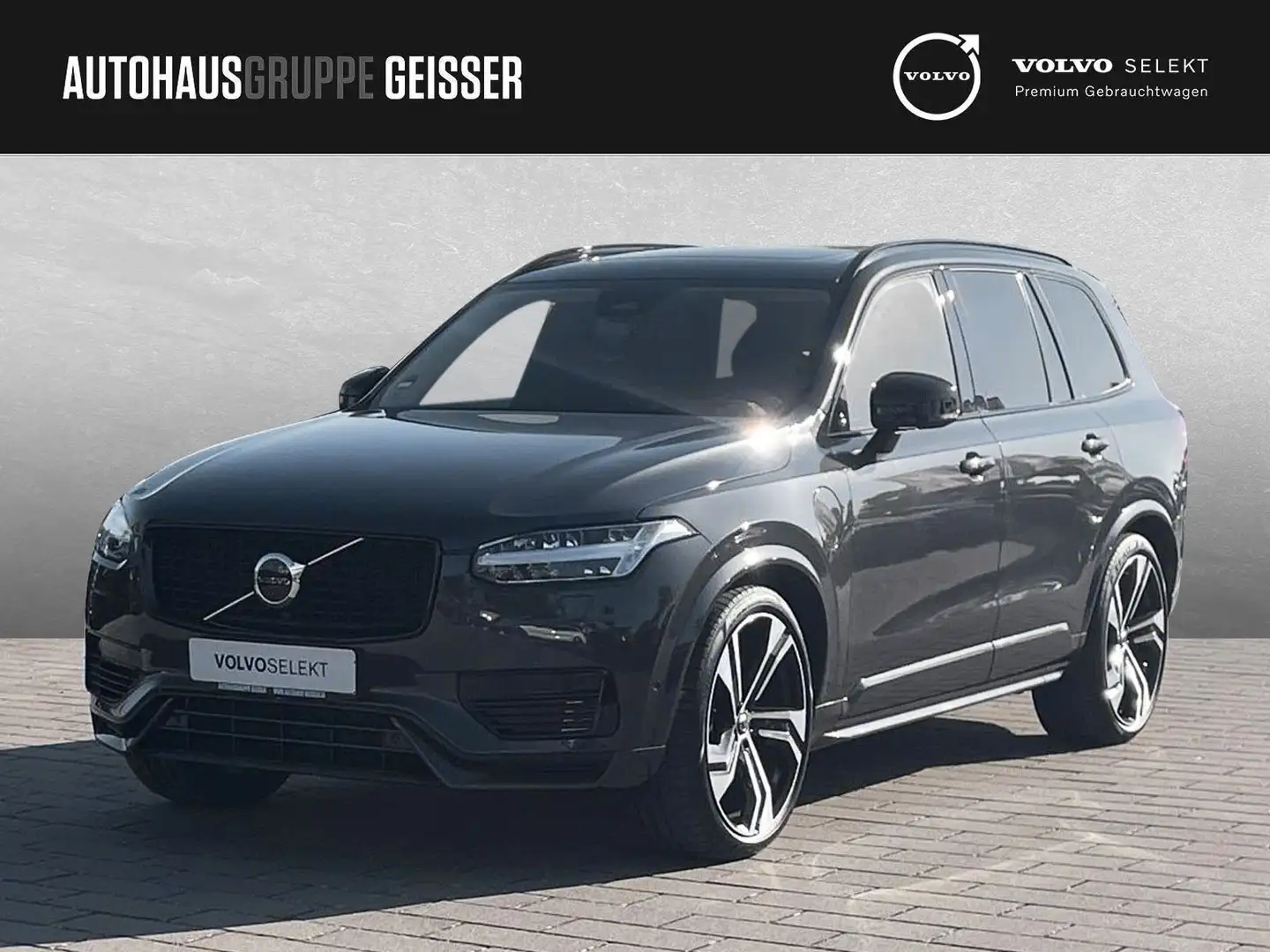 Volvo XC90 T8 AWD Plus Dark Automatik 7-Sitzer AHK ACC Grau - 1