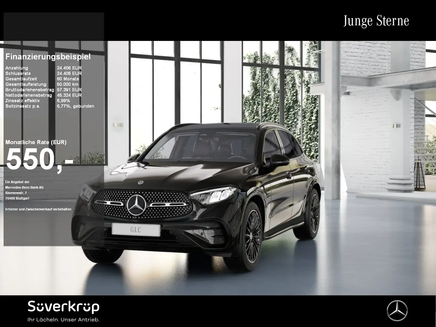 Mercedes-Benz GLC 300 e 4M ,  BURM AMG NIGHT SPUR AIRMATIC Schwarz - 1