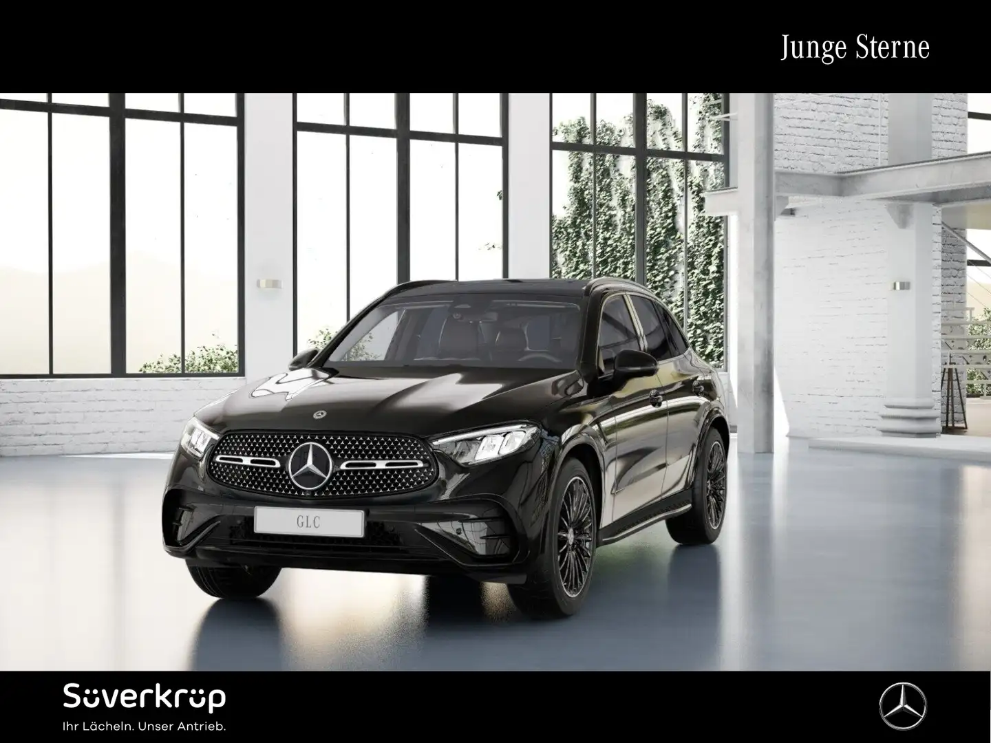 Mercedes-Benz GLC 300 e 4M ,  BURM AMG NIGHT SPUR AIRMATIC Schwarz - 2