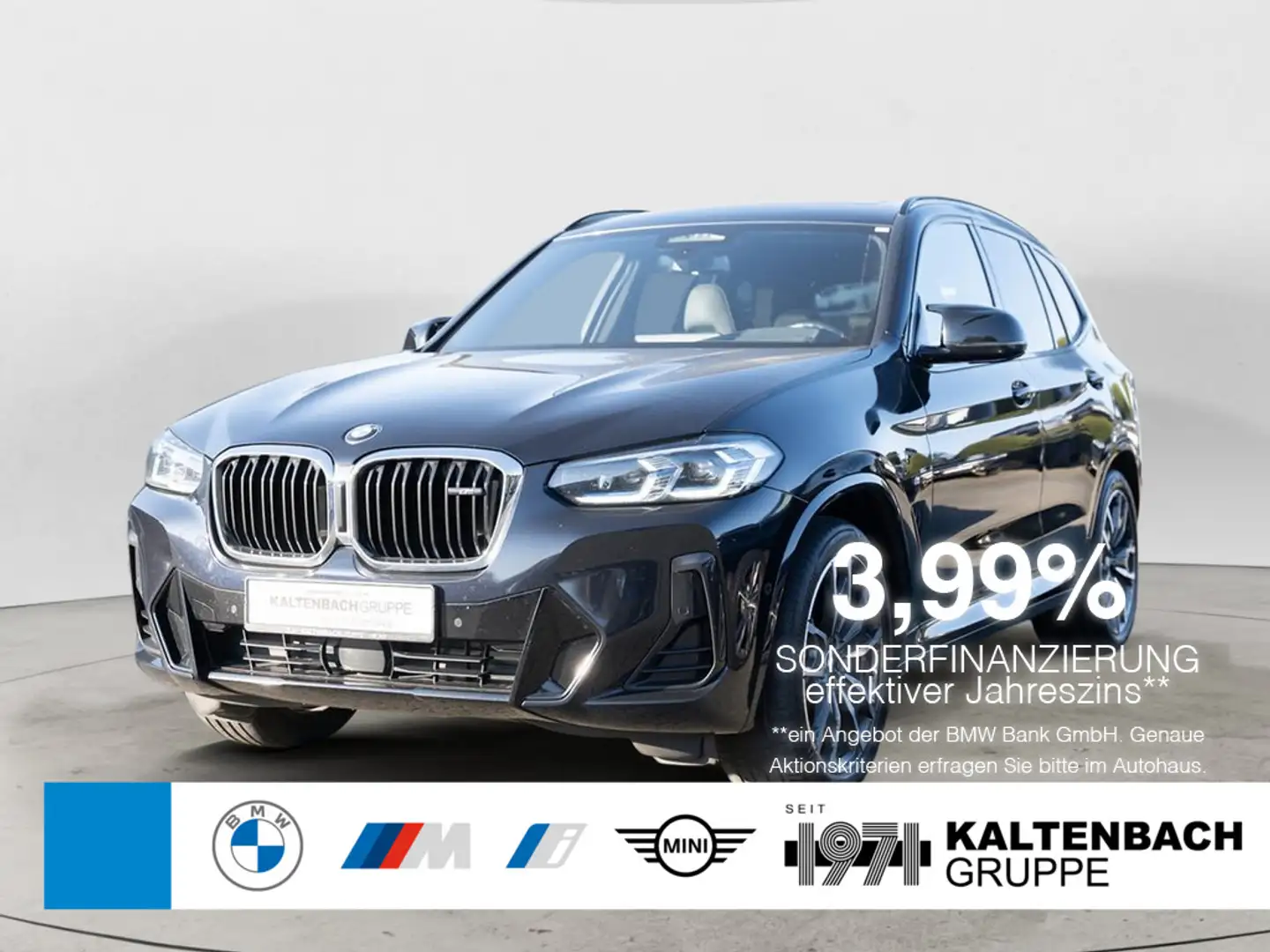 BMW X3 40d xDrive PANO AHK HUD LASER LED FACEL. H/K Schwarz - 1
