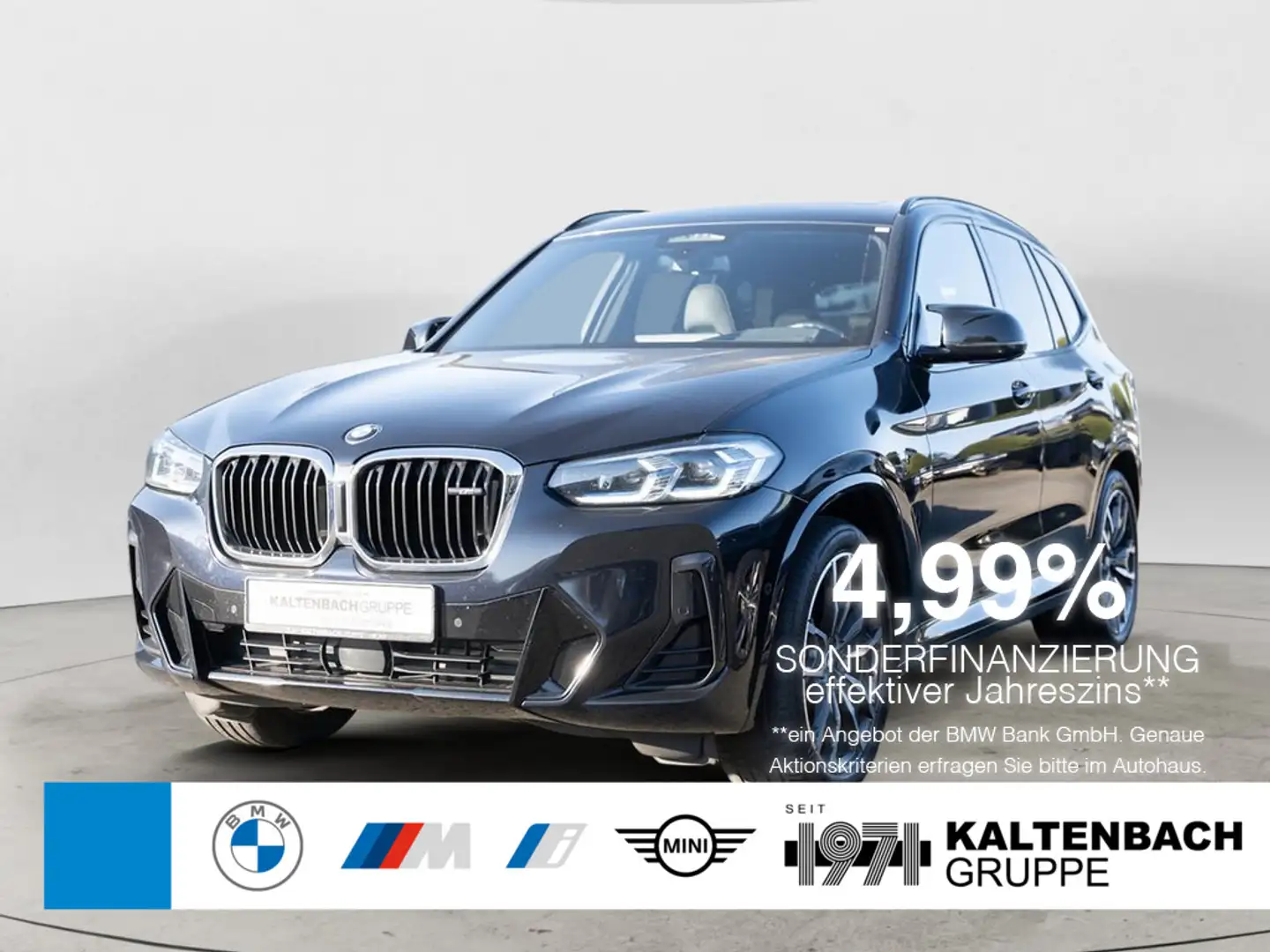 BMW X3 40d xDrive PANO AHK HUD LASER LED FACEL. H/K Zwart - 1
