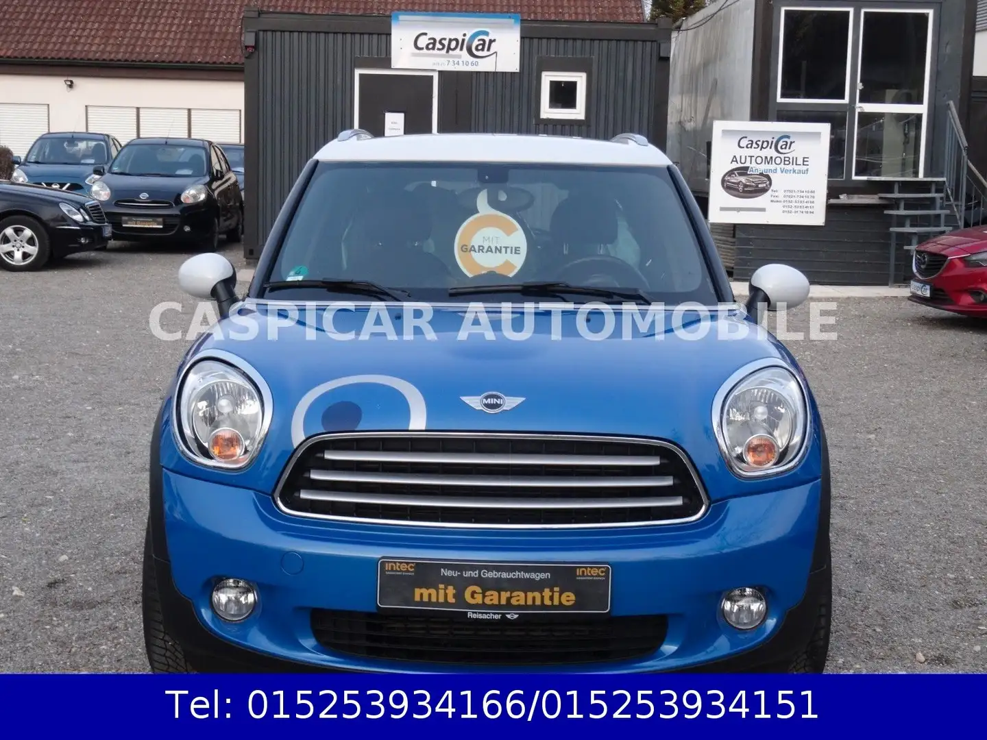 MINI Cooper D Countryman All4,NAVI,8 FACH BER,AHK,1.H Modrá - 2