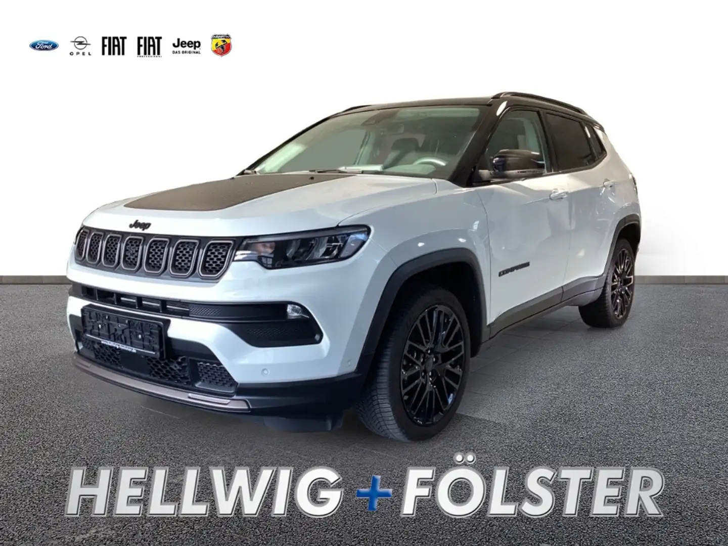 Jeep Compass Upland MHEV Panorama/LED/NAVI/GJR/Kamera Weiß - 1