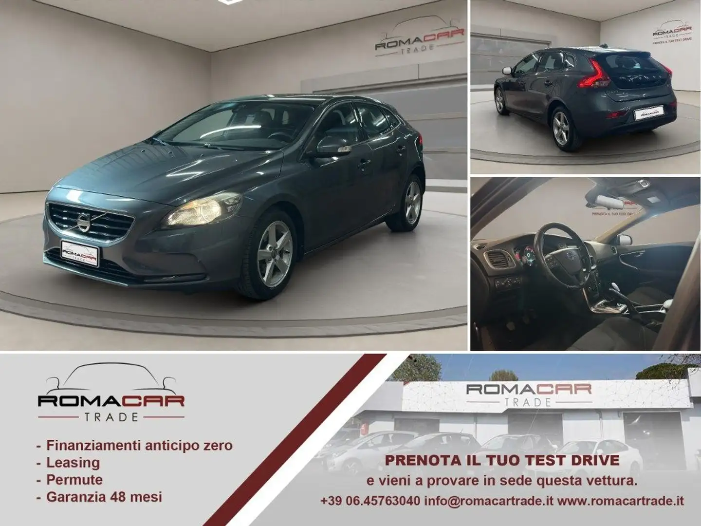 Volvo V40 D2 1.6 Gris - 1