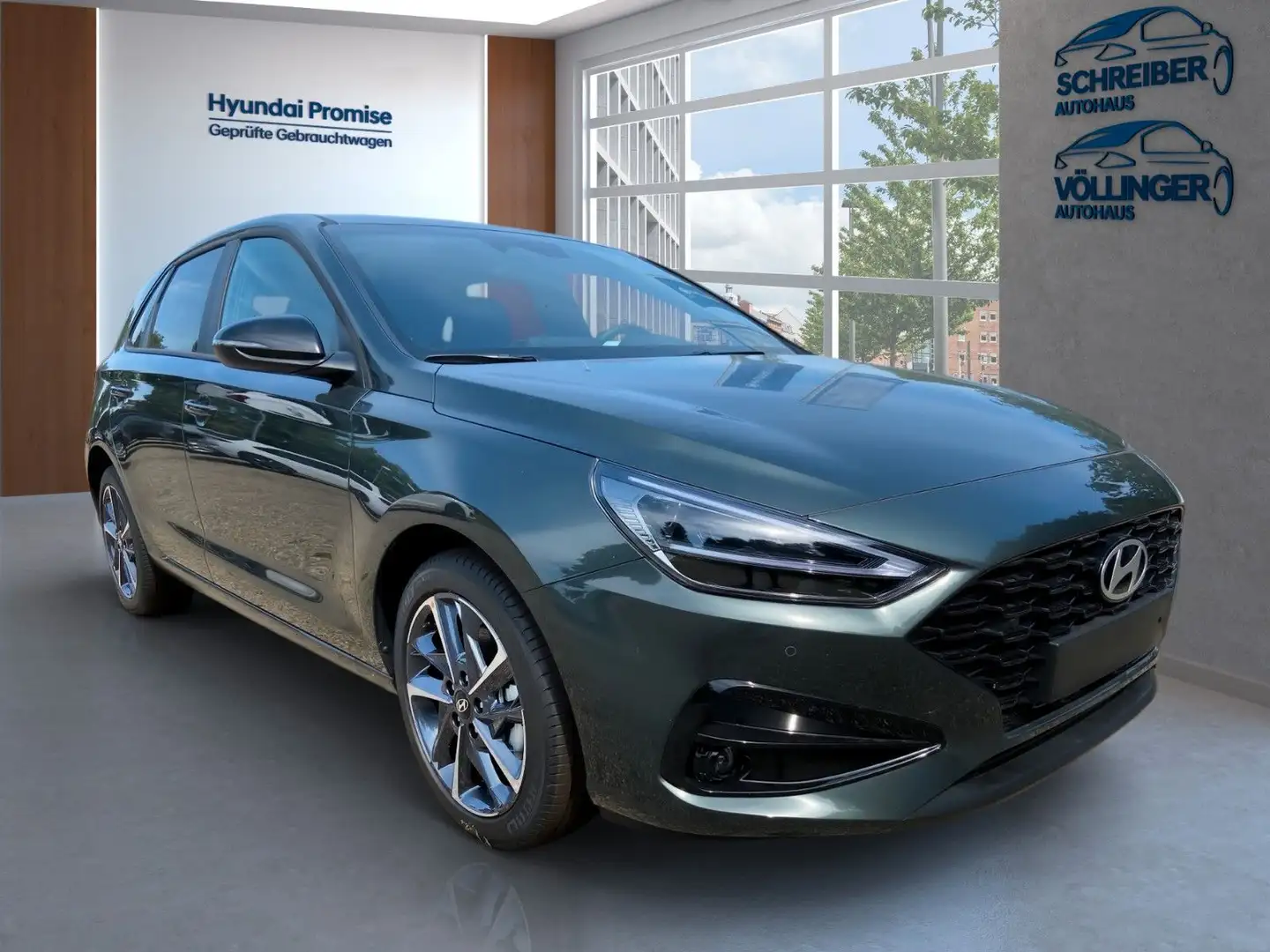 Hyundai i30 Advantage Mild-Hybrid 140PS M/T/LED/Navi/Alu Grün - 2