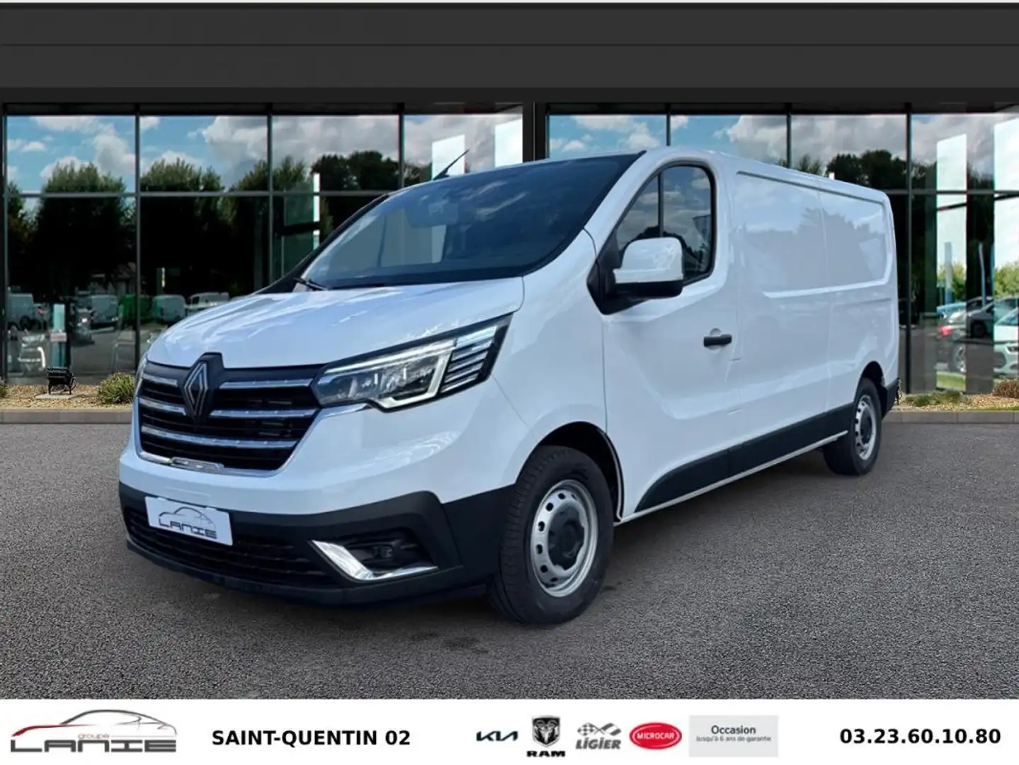 Renault Trafic FOURGON FGN L2H1 3T BLUE DCI 150 GSR2 EXTRA Blanc - 1