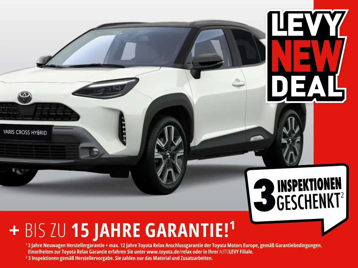 Toyota Yaris Cross Style Plus Bicolor+18 Zoll+MatrixLED Weiß - 1