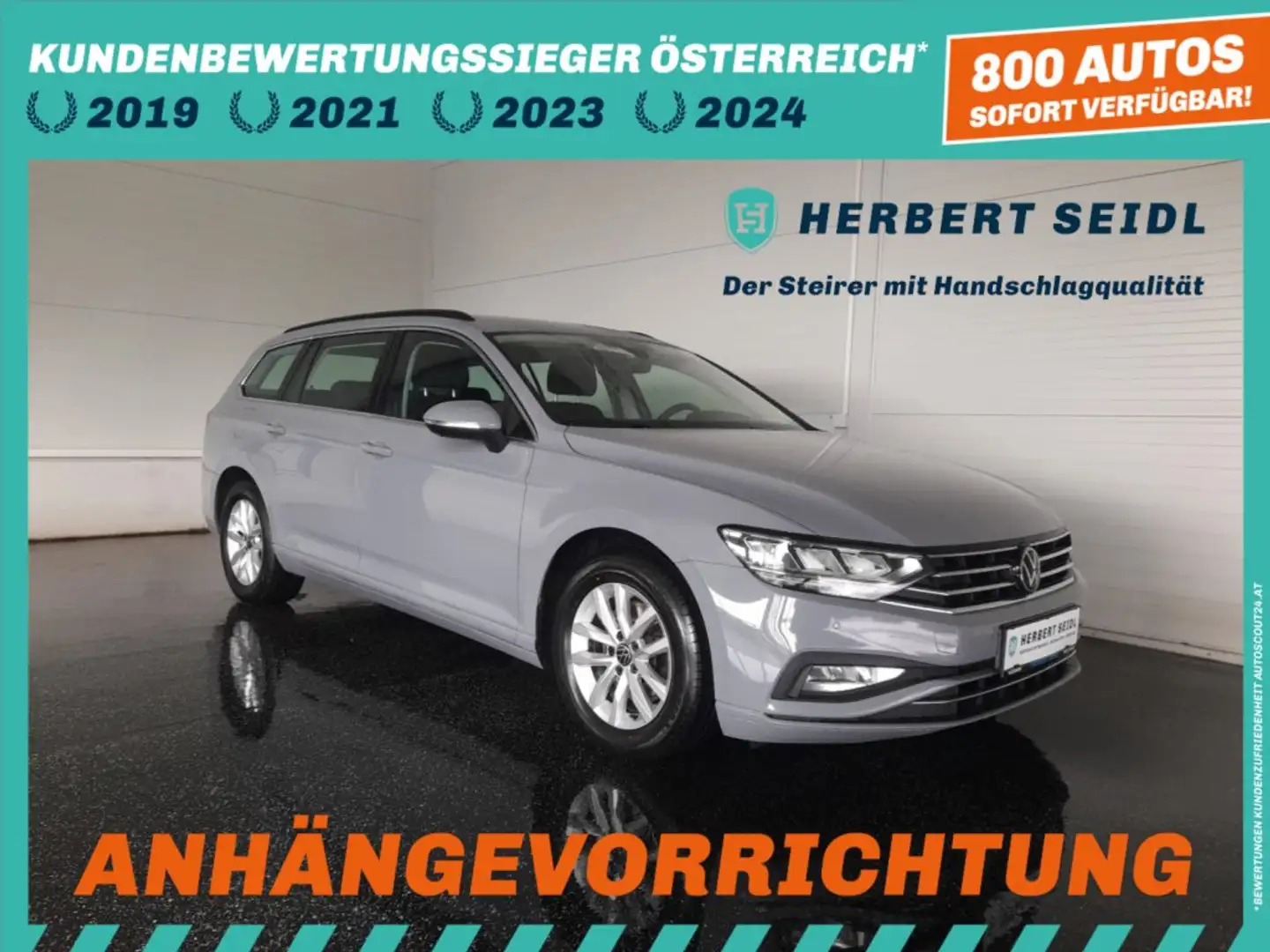 Volkswagen Passat Variant BUSINESS 2,0 TDI DSG *LED / NAVI / ACC / AHV & KAMERA / SPORTMASSAGESITZ / KEYLESS* Grau - 1