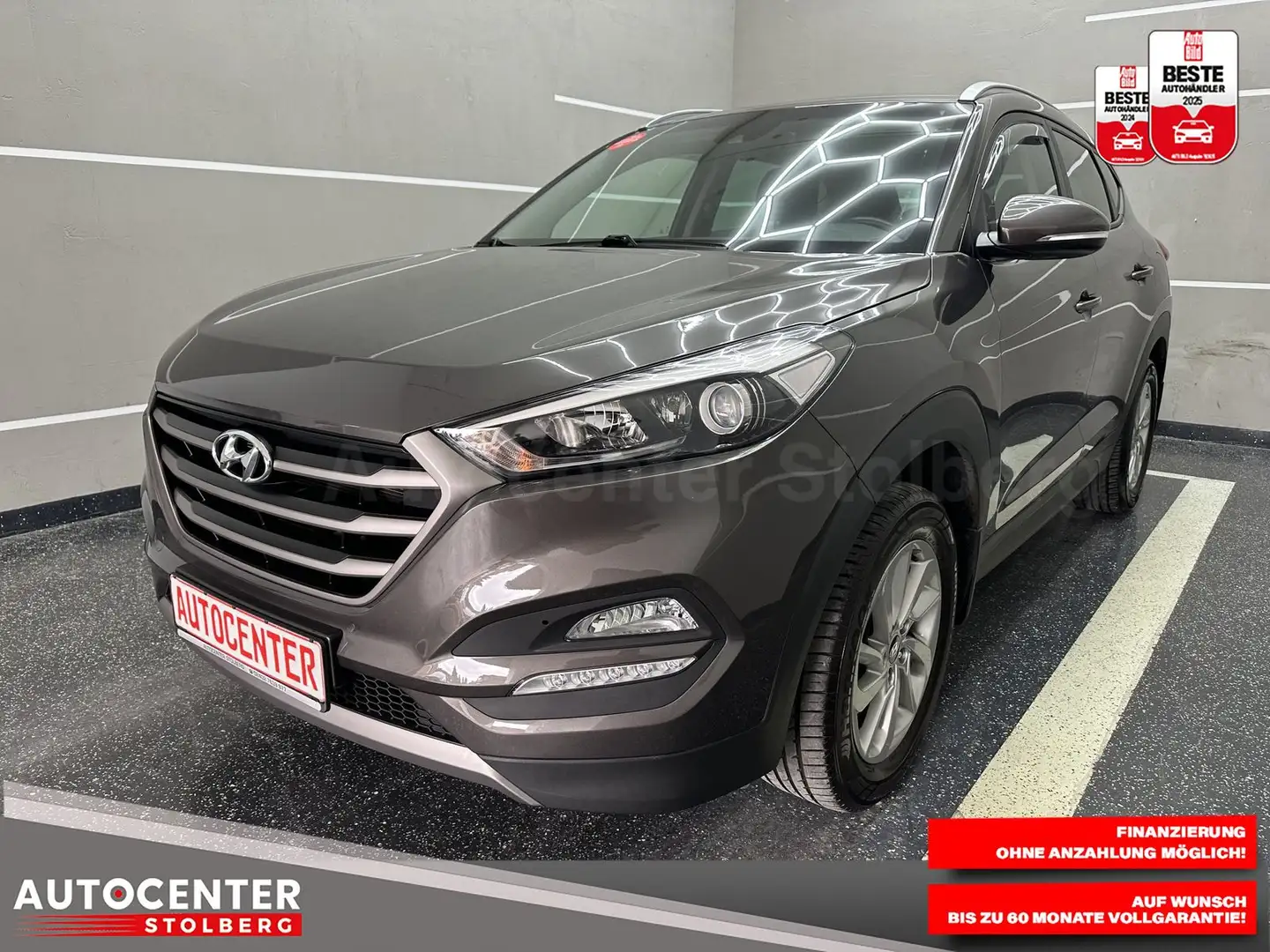Hyundai TUCSON blue Intro Edition 2WD " 1 HAND-NAVI-ALU" Braun - 1