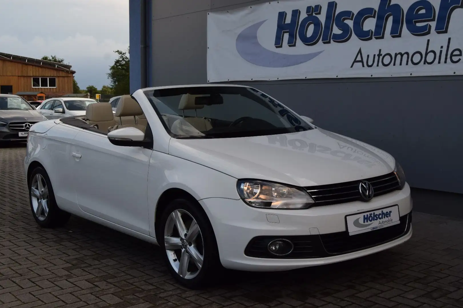 Volkswagen Eos 2.0 !AUTOM! Sport & Style,Navi,Leder,Sitzh, Blanc - 1