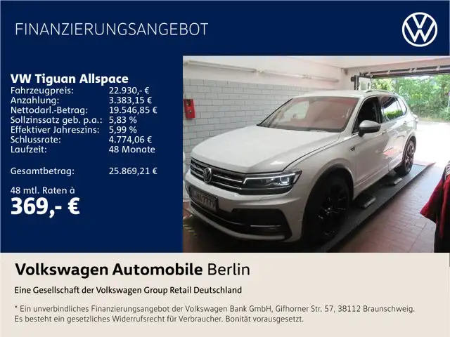 Volkswagen Tiguan Allspace 2.0 TDI DSG Highline 4Motion LED
