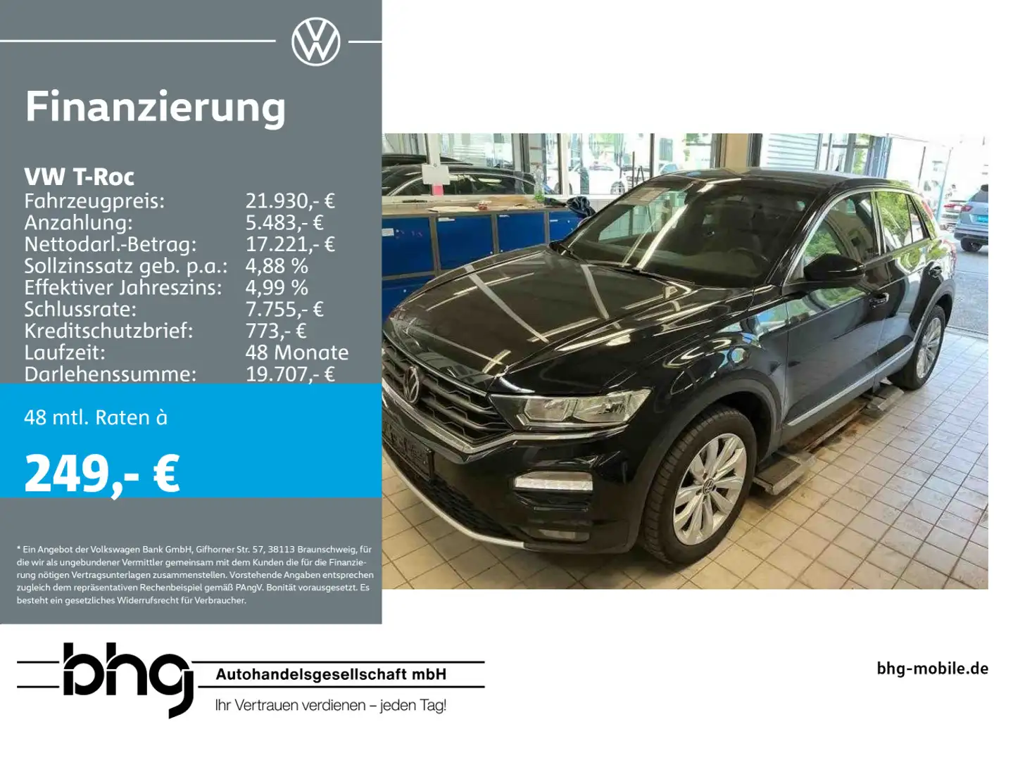 Volkswagen T-Roc 1.5 TSI ACT OPF Sport Nero - 1