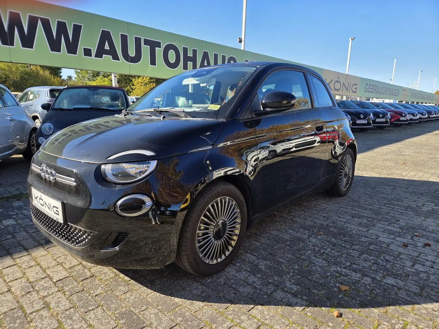 Fiat 500e Icon Carplay Klimaautomatik - Navigation Noir - 1