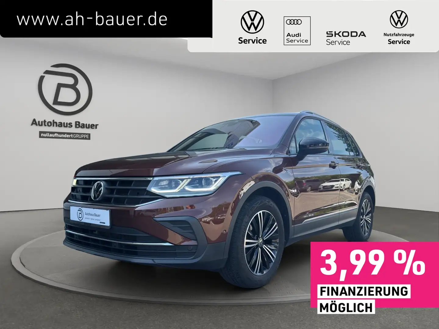 Volkswagen Tiguan 1.5TSI DSG United IQ-Light ACC Braun - 1