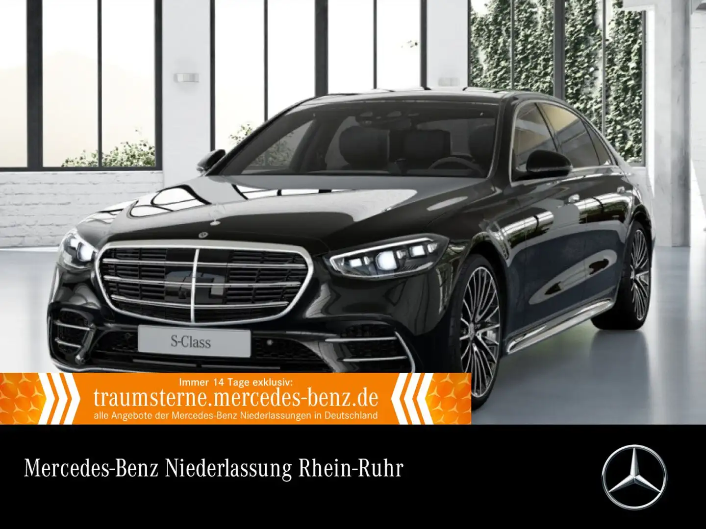 Mercedes-Benz S 450 d L 4M AMG+PANO+360+MULTIBEAM+BURMESTER3D Schwarz - 1