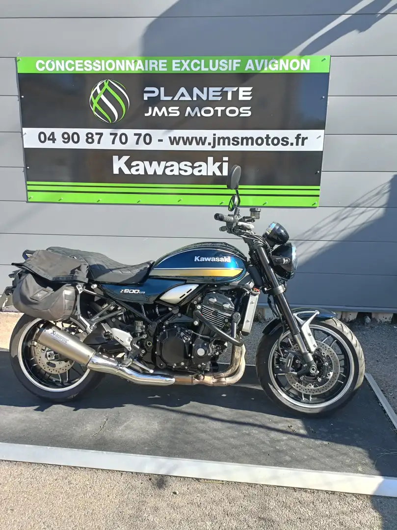 Kawasaki Z900RS Bleu - 1