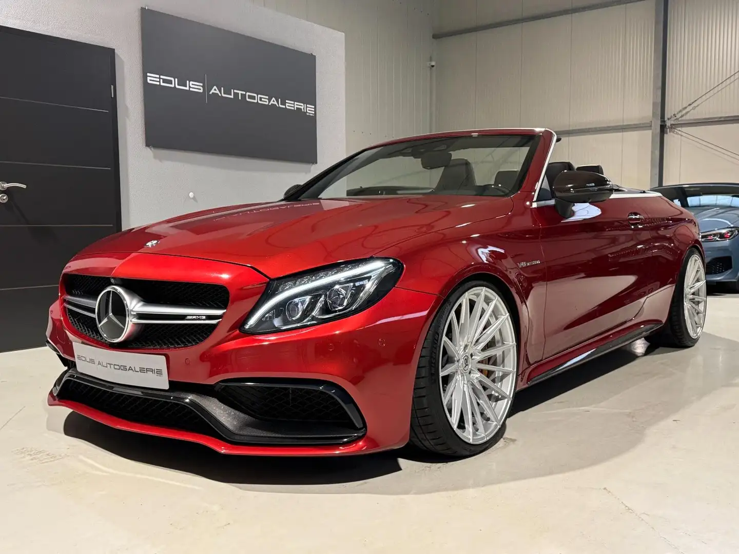 Mercedes-Benz C 63 AMG C 63s AMG Cabrio Carbon Keramik 360grad Key-Go Rot - 1