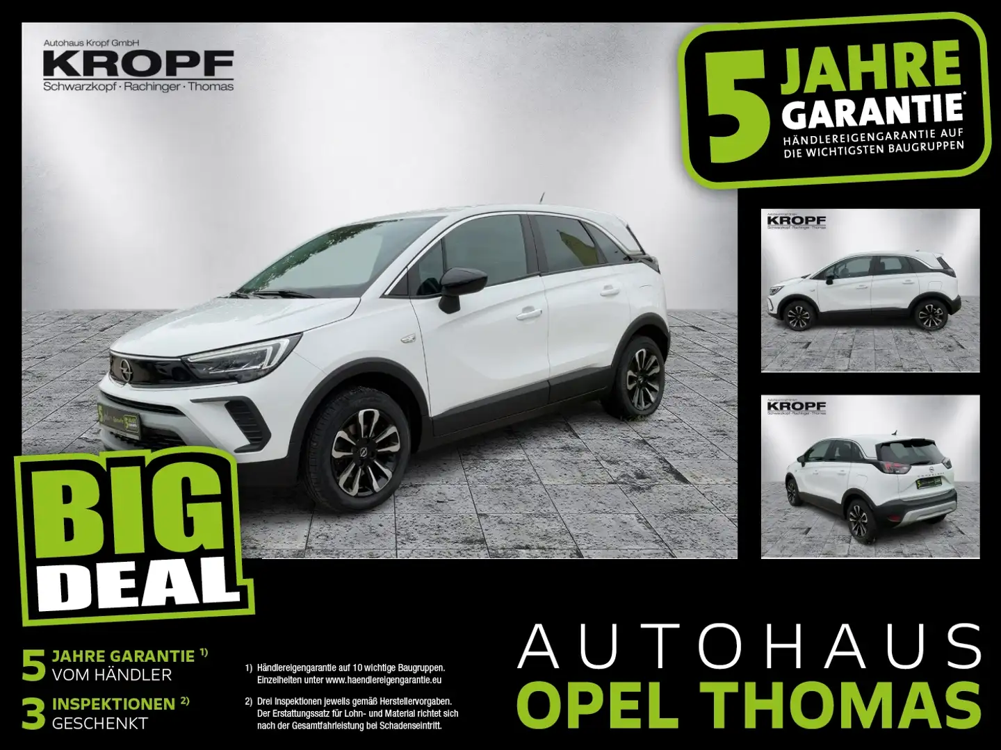 Opel Crossland 1.2 Turbo Elegance Weiß - 1