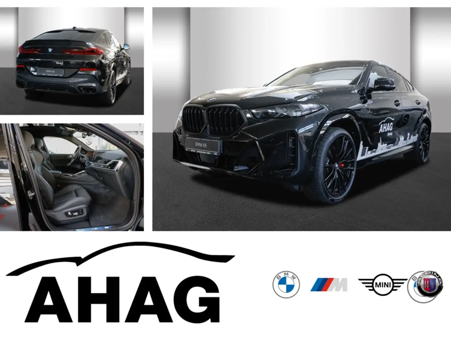 BMW X6 M X6 xDrive40i M Sport Innovationsp. Panorama AHK Černá - 1
