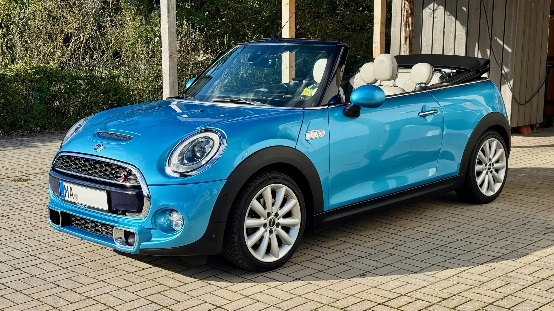 MINI Cooper SD Cabrio Head-Up, Navi Profes., Abstandstempomat, Alarmanlage Blau - 1