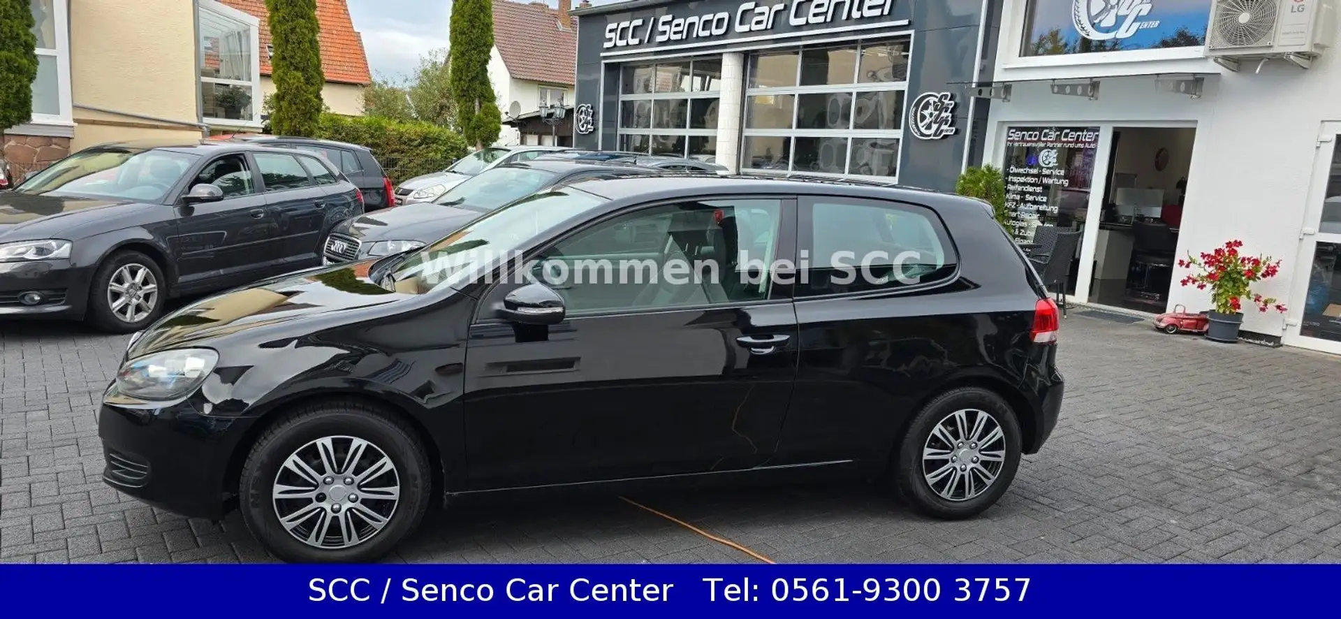 Volkswagen Golf 6 VI Trendline 1.HAND Wenig Km. TÜV NEU Noir - 2