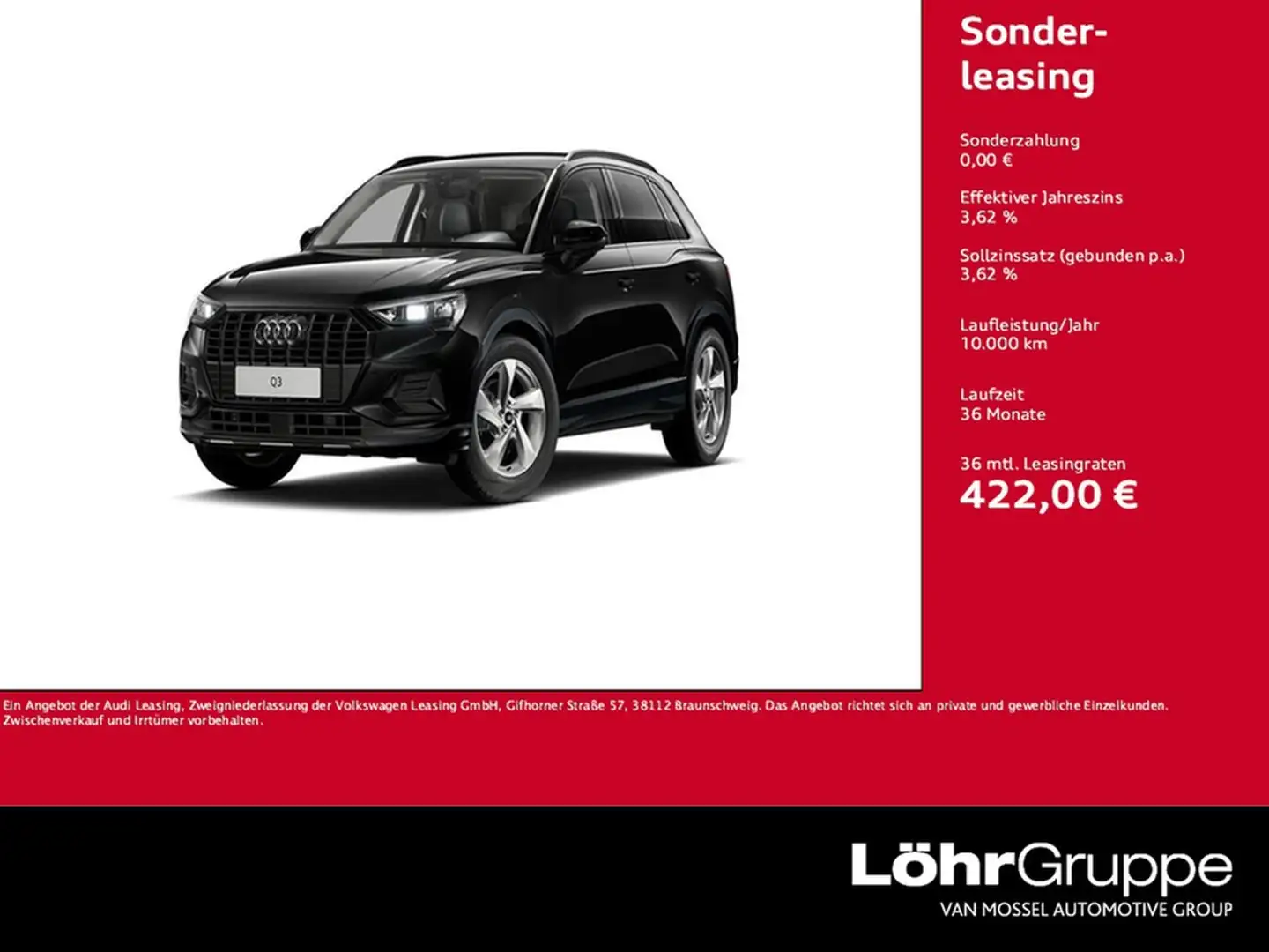 Audi Q3 35 TFSI S tronic advanced 18"|NAVIAPP+VC|AHK|OP... Schwarz - 1