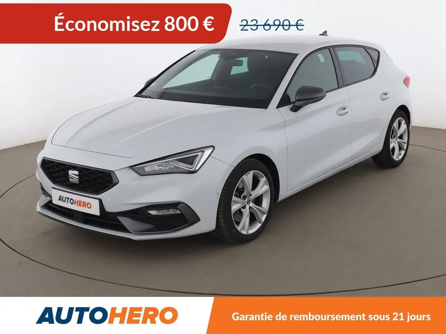 SEAT Leon 2.0 TDI FR DSG7 Blanc - 1