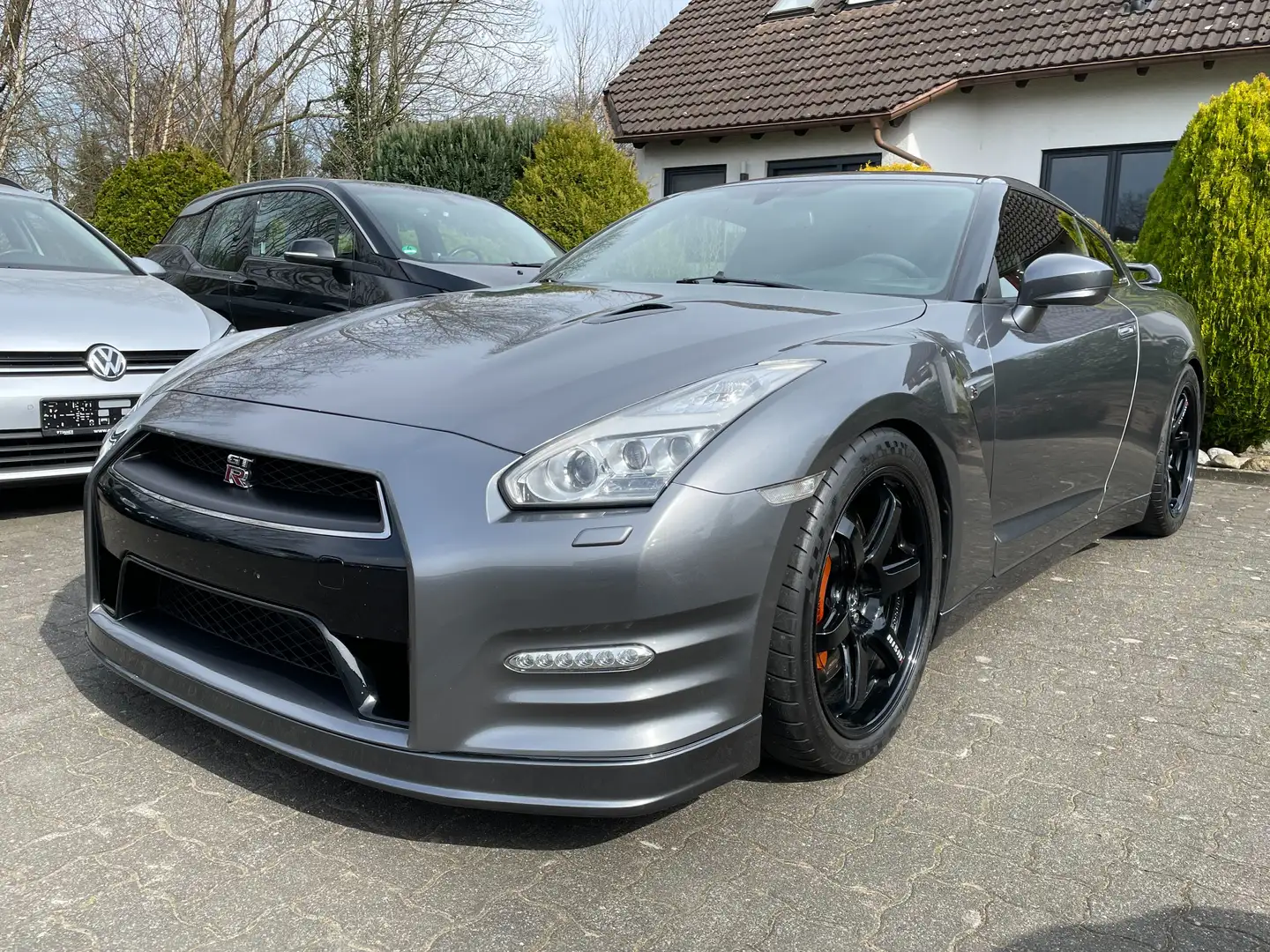 Nissan GT-R Black Edition Alcant. Scheckheft BBS BOSE LED Navi Gris - 2