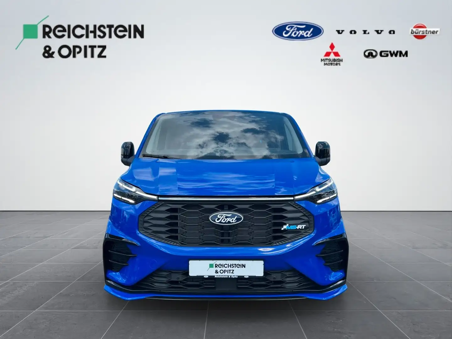 Ford Transit Custom Kasten 320 L2 MS-RT DoKa Bleu - 2