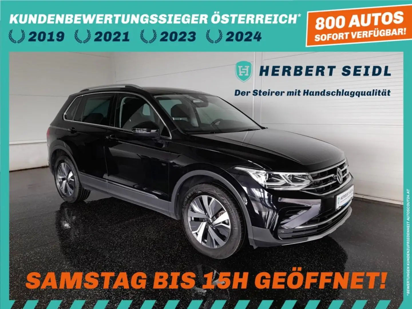 Volkswagen Tiguan ELEGANCE PHEV DSG *MATRIX-LED / VIRTUELL / NAVI / AHV & KAMERA / ACC / E-KLAPPE* Schwarz - 1