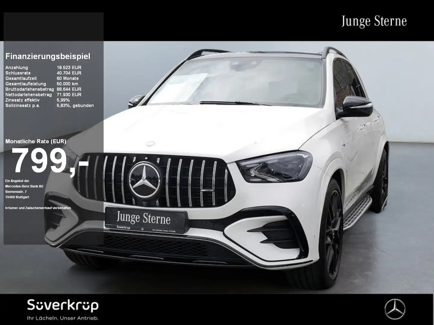 Mercedes-Benz GLE 53 AMG 4M+ , BURM NIGHT WIDE MEMO MULTI 360 Blanc - 1