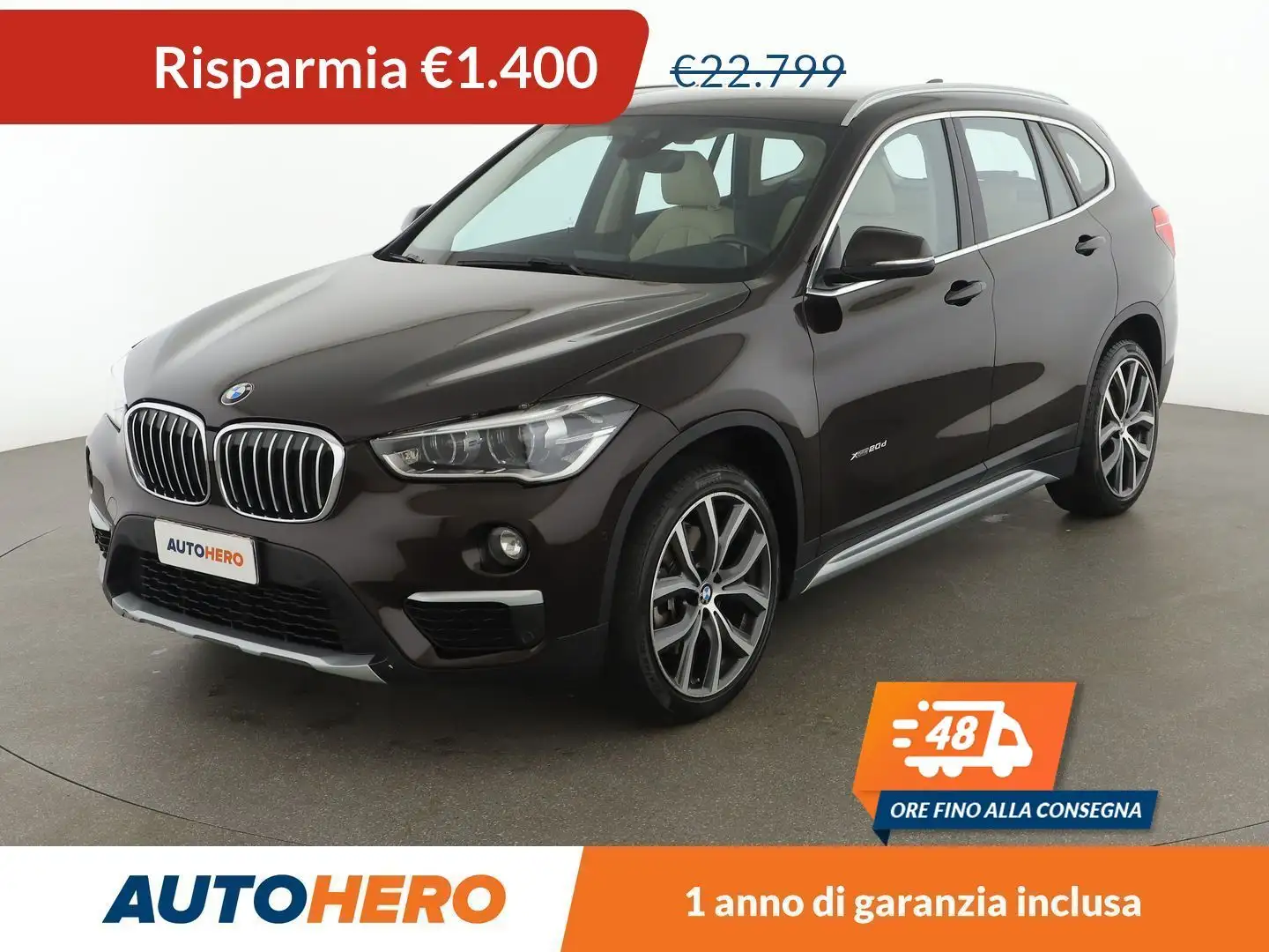 BMW X1 xDrive 20d xLine Marrone - 1