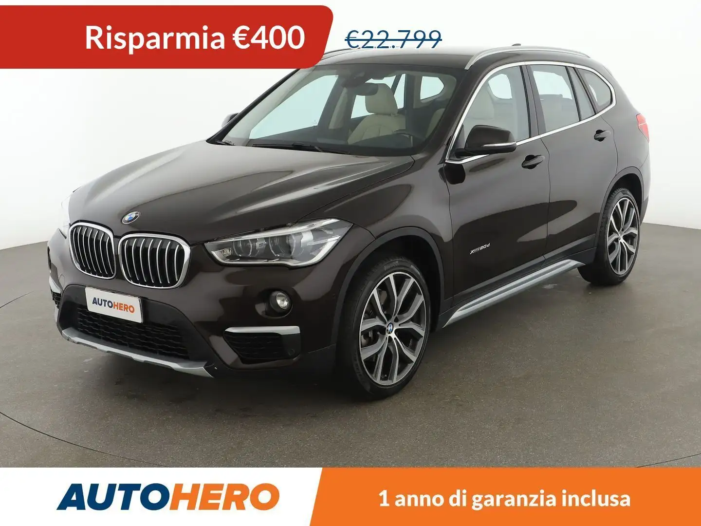 BMW X1 xDrive 20d xLine Brun - 1