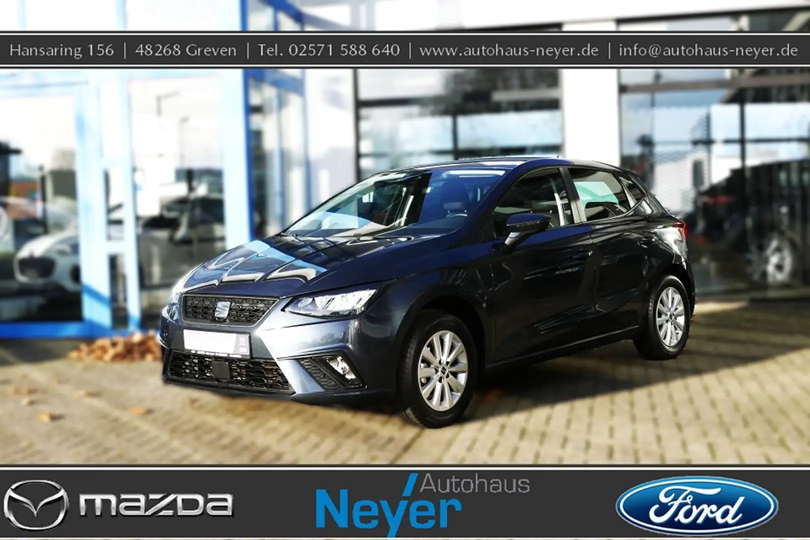 SEAT Ibiza Style 1.0 TSI OPF *LED PDC SHZ Klima* Gris - 1