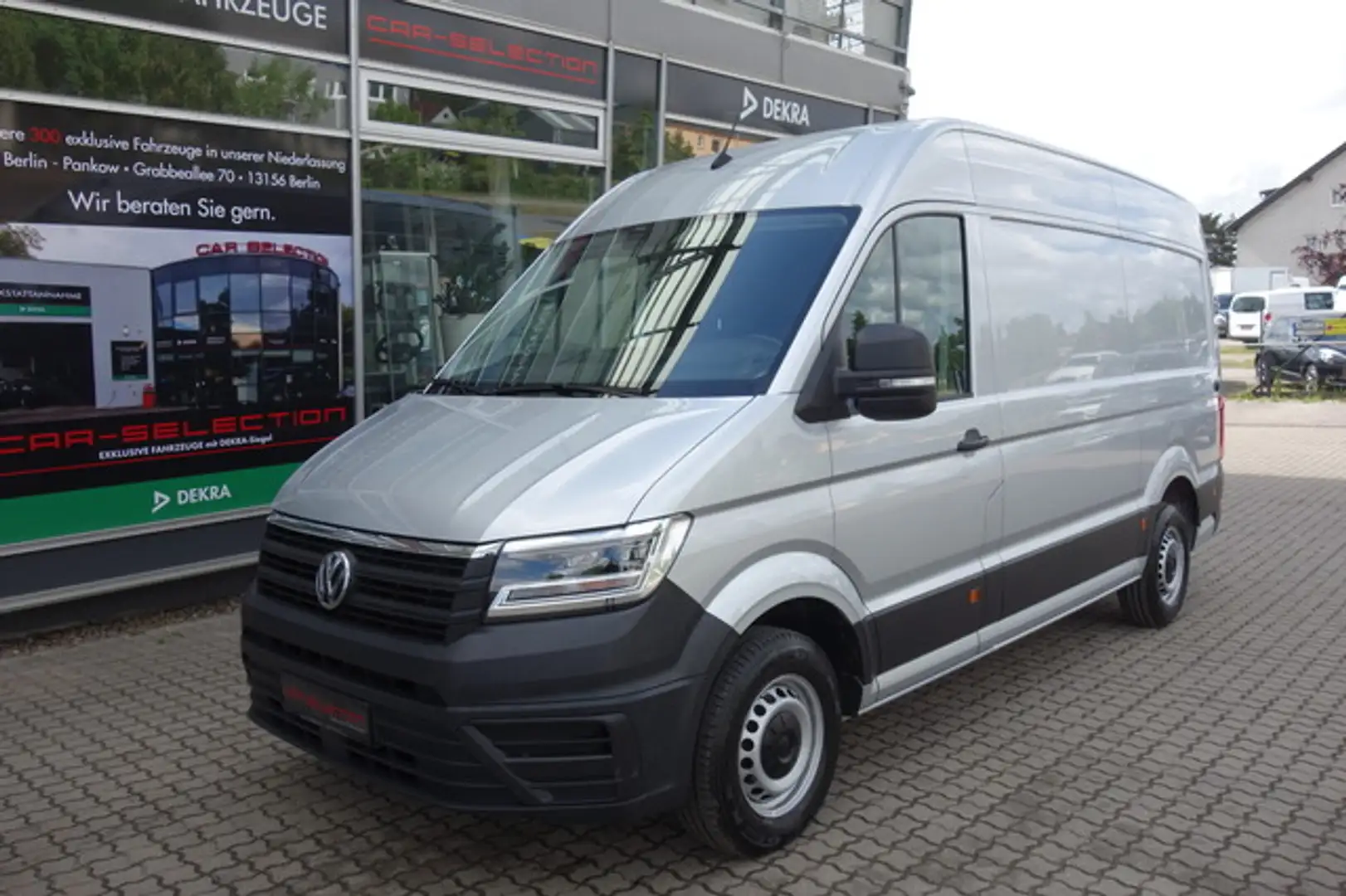 Volkswagen Crafter 35 Kasten L2H2 LED/STDHZG/AHK/NAVI/2xAB Silber - 1