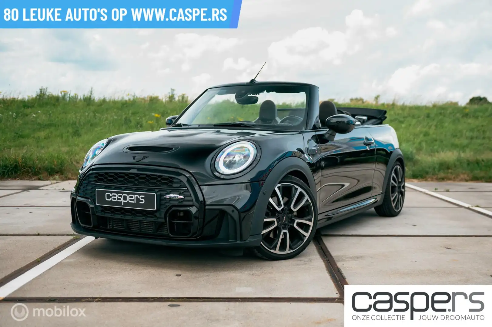 MINI Cooper S Cabrio 2.0 John Cooper Works Zwart - 1