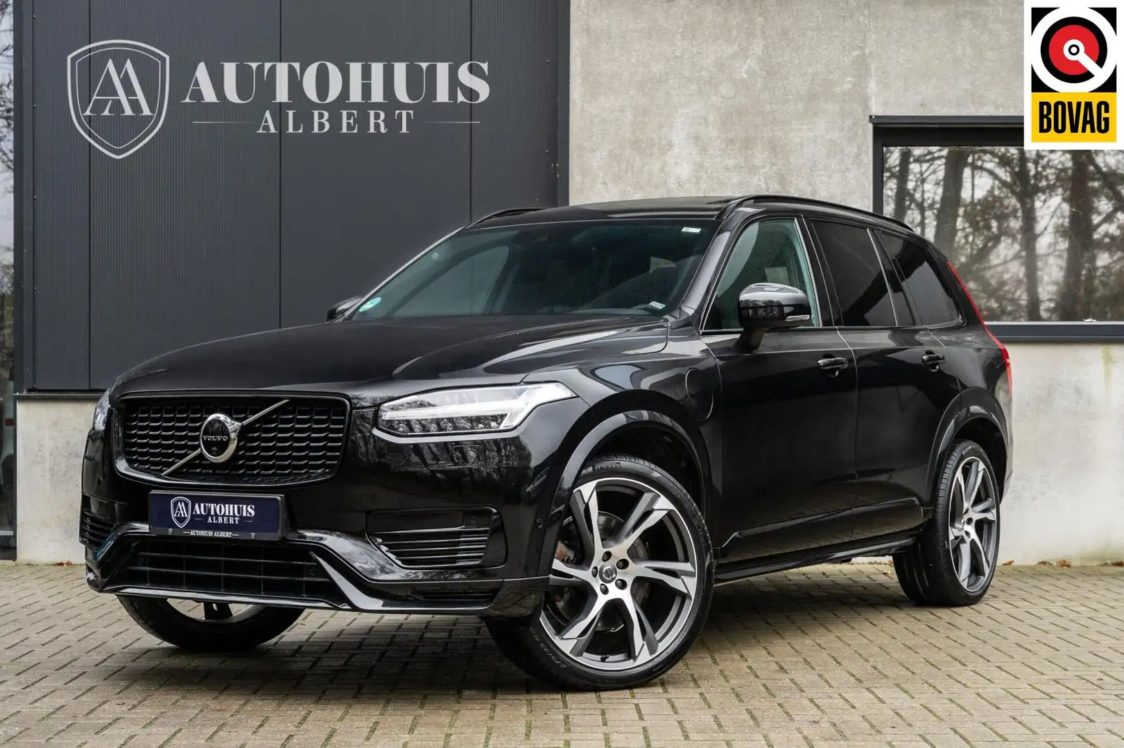 Volvo XC90 2.0 T8 AWD R-Design 455pk 22'' Massage Luchtvering Zwart - 1