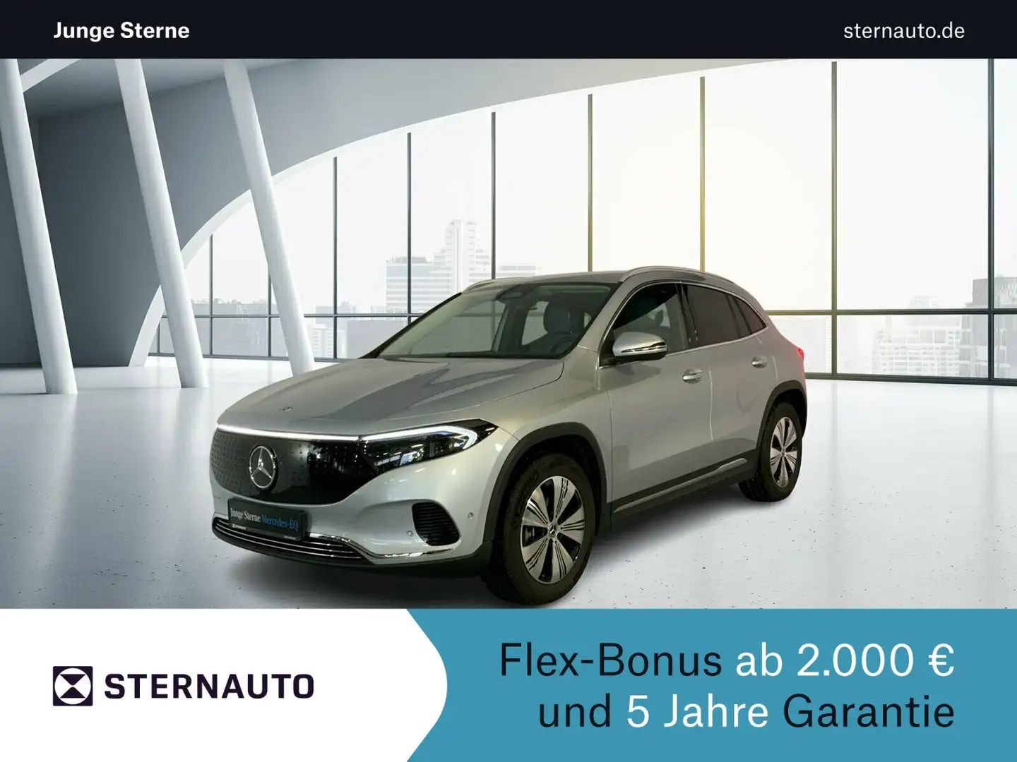 Mercedes-Benz EQA 350 EQA 350 4M Progressive LED Keyless WinterPak Navi Silber - 1