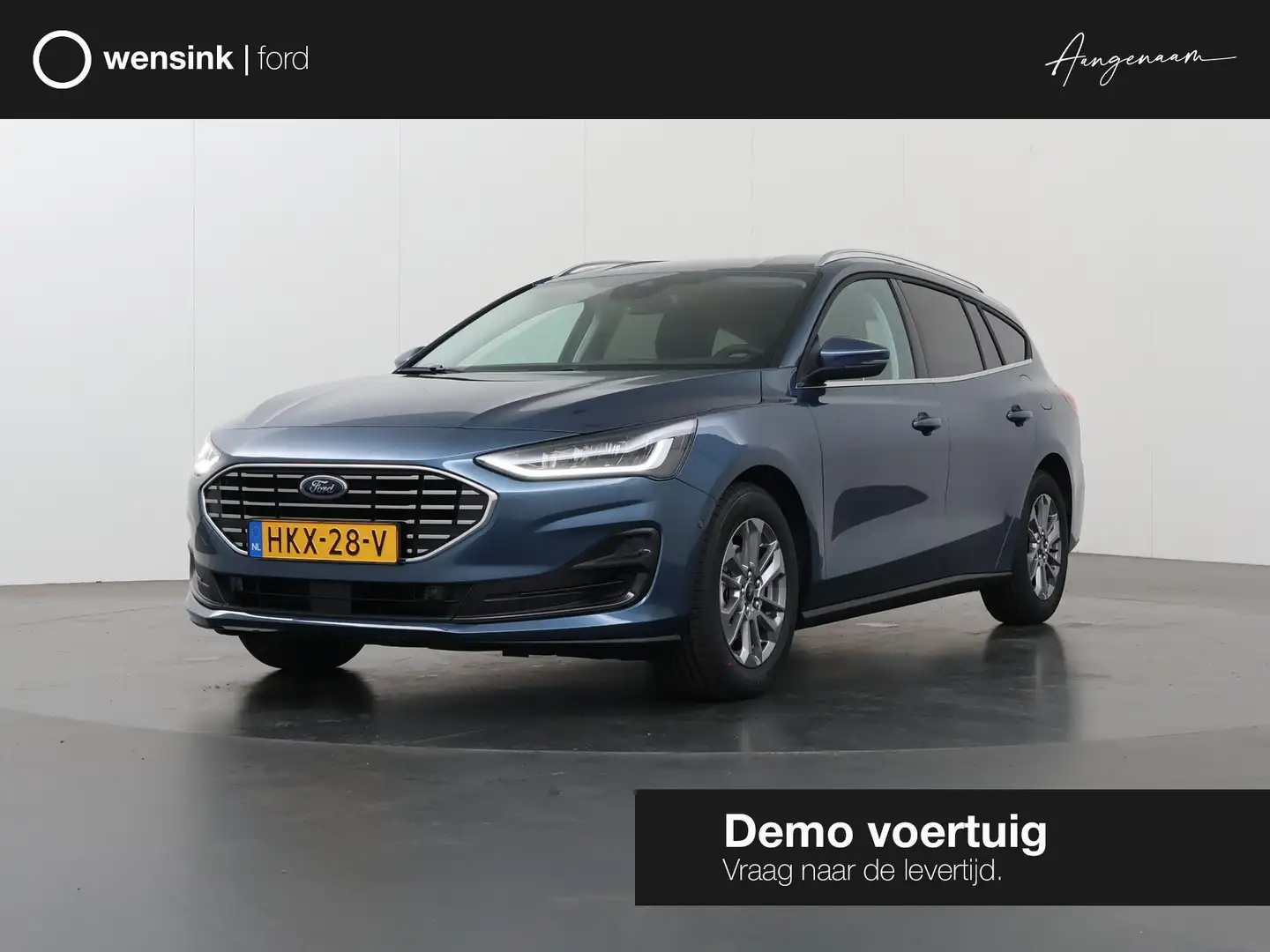 Ford Focus Wagon 1.0 EcoBoost Hybrid Titanium Azul - 1