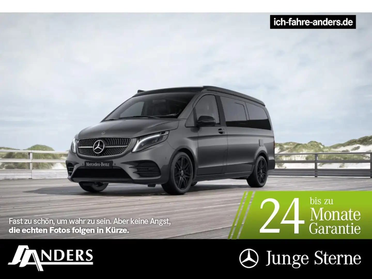 Mercedes-Benz V 300 Marco Polo AMG 4M Airmatic*EasyUP*2xStandh Grau - 1