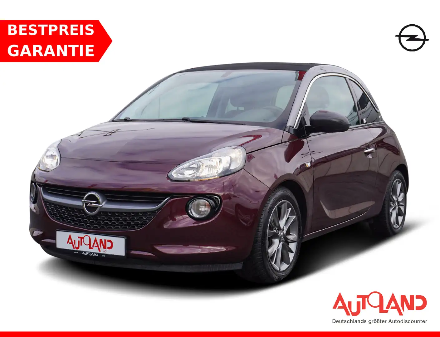 Opel Adam 1.4 Open Air Klimaaut. Navi Sitzheizung PDC Rot - 1