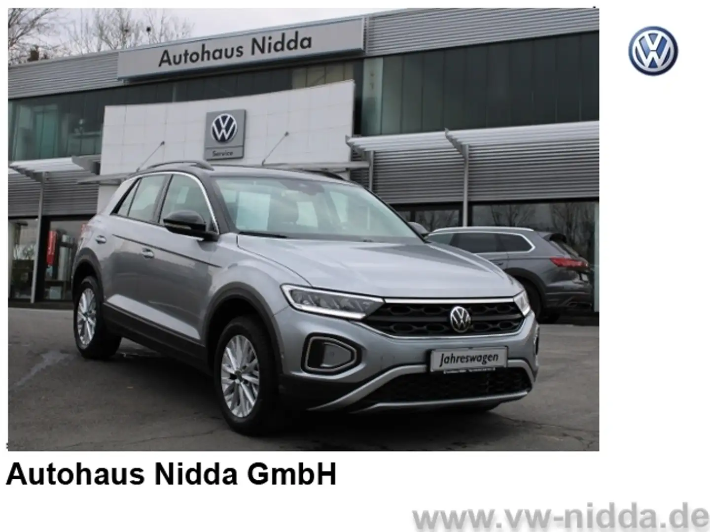 Volkswagen T-Roc 1.5 TSI -DSG- NAVI- KLIMA LED ALU Silber - 1