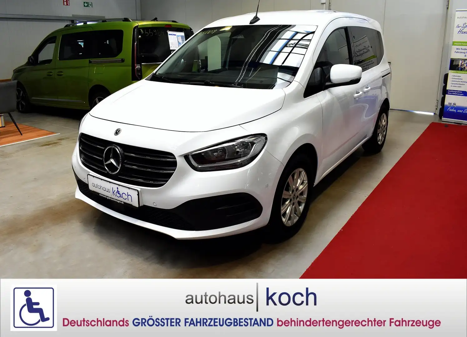 Mercedes-Benz Classe T 180 EU6d rollstuhlgerecht Blanc - 1