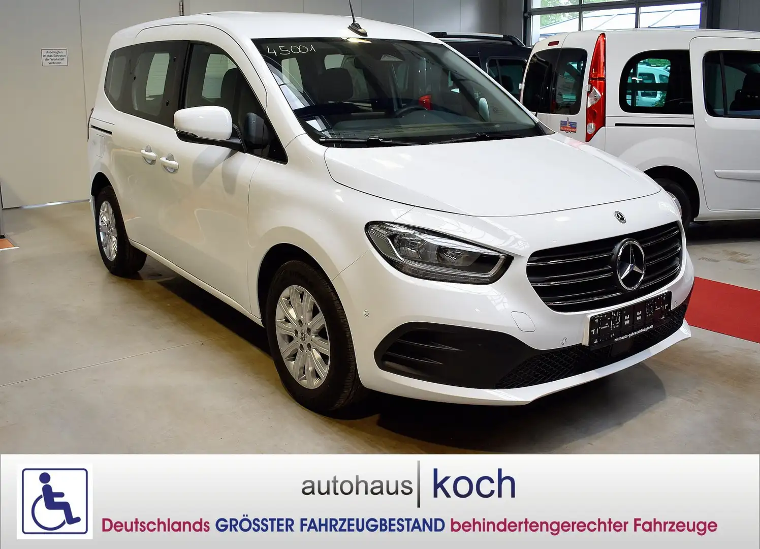 Mercedes-Benz Classe T 180 EU6d rollstuhlgerecht Blanc - 2