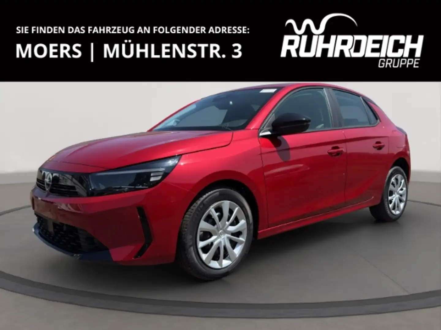 Opel Corsa F Edition 1.2 Turbo EU6e LED Apple CarPlay Android Rouge - 1