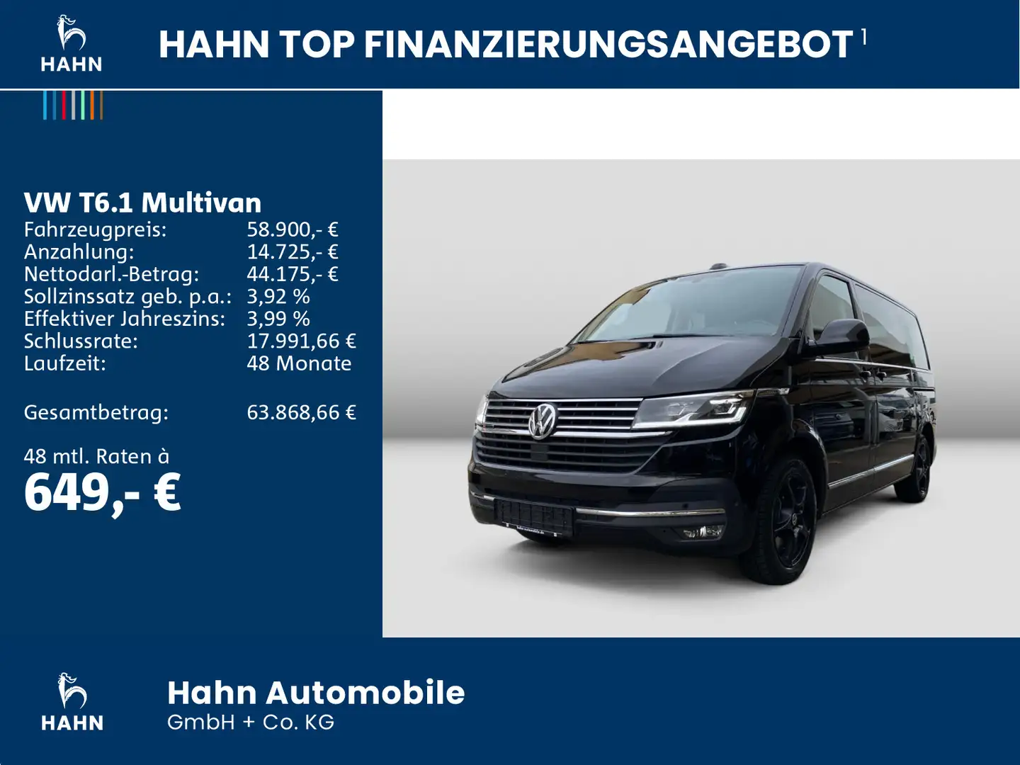 Volkswagen T6.1 Multivan 2.0 TDI 4Motion Highline Zwart - 2