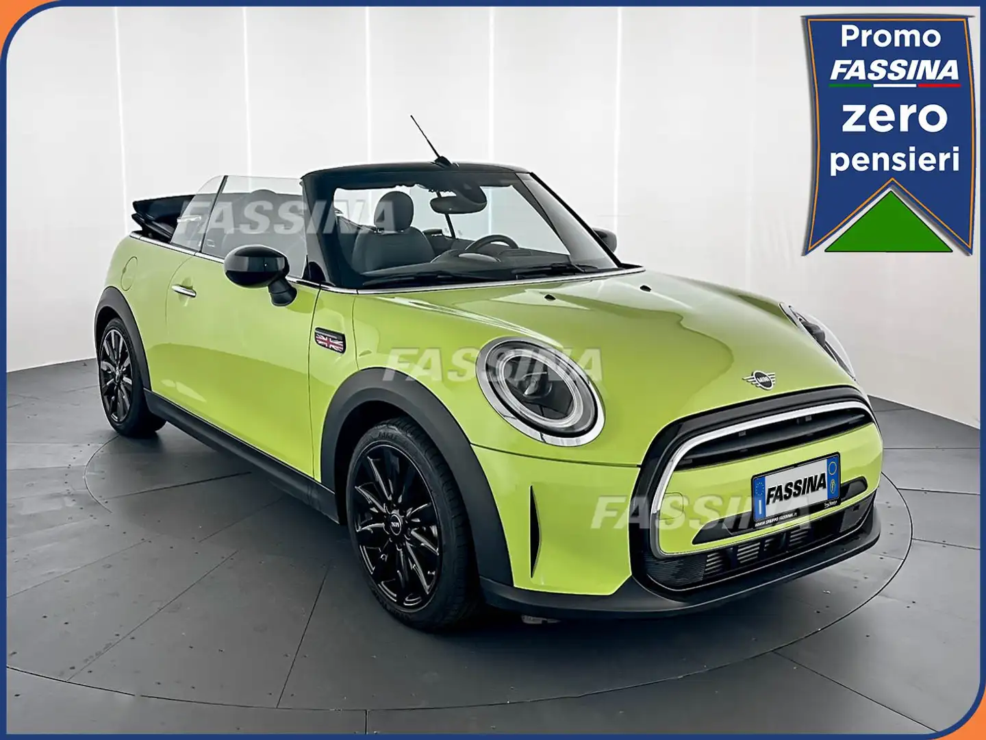MINI Cooper Cabrio Mini 1.5 Cooper Auto. Cabrio Jaune - 1